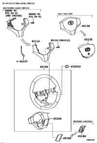 451000D600C0-WHEEL ASSY-STEERING