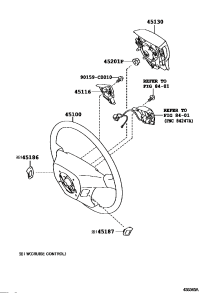 451000R010B0-WHEEL ASSY-STEERING