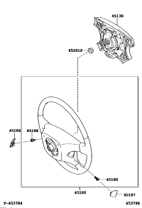 451000W180E1-WHEEL ASSY-STEERING