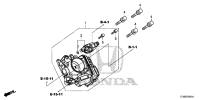 16400R1GH01-Throttle body, electronic control