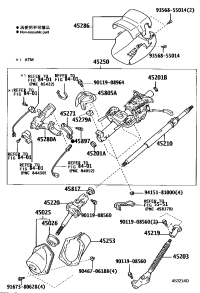 4522060150-Shaft assy, steering intermediate