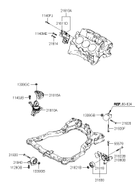2161037106-BRACKET ASSY-ENGINE SUPPORT