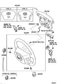 4510060490E0-WHEEL ASSY-STEERING