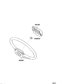 4510036110E0-WHEEL ASSY, STEERING