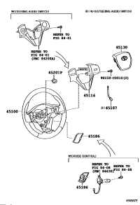 4511602140C0-Ornament, steering wheel, no.1