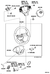 4510076100C4-WHEEL ASSY-STEERING