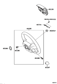 451000G021C0-WHEEL ASSY-STEERING