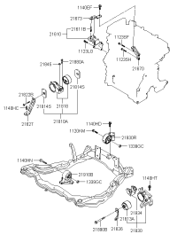 2183038510-BRACKET ASSY-TRANSAXLE MTG