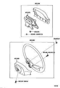 4510058010B0-WHEEL ASSY-STEERING