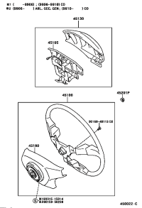 4510060341B0-WHEEL ASSY-STEERING