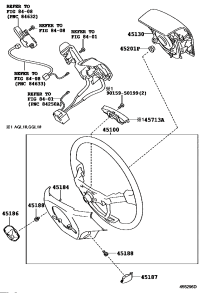 4513048211E0-BUTTON ASSY, HORN