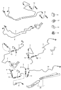 L1J0611763K-Tube, from brake hose to wheel cylinder or caliper case