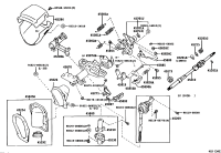 4502635040-COVER SUB-ASSY, STEERING COLUMN HOLE, NO.2