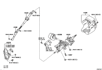 4520630180-Yoke sub-assy, steering sliding w/shaft