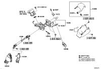 4528702750C0-COVER, STEERING COLUMN, LWR
