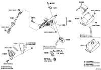 452200R030-Shaft assy, steering intermediate