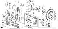 44600T2FA01-WHEEL HUB-FR-W212 /W218