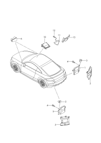 8S0907566-Cont unit, for lane change assist system