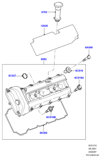 LDR500180-GASKET,W.PUMP INLET