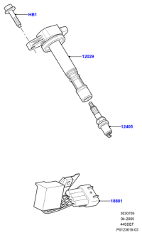 4526466-IGNITION COIL-LR/DISC IV L319/