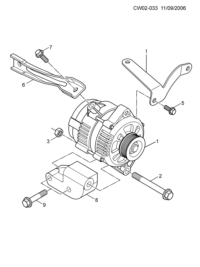 9025845-Alternator,