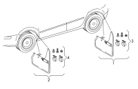 5N0075101-Fender set, lh & rh