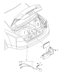 4S0907441-Contler unit, parking camera