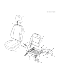 90767568-Buckle assy-front seat