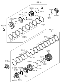 4542139003-DISC SET-CLUTCH