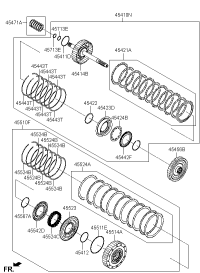 4541026000-CLUTCH ASSY-35R