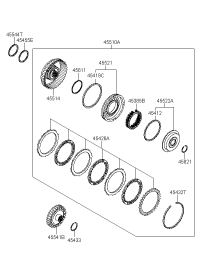4541023000-CLUTCH ASSY-U/D