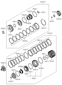 455103A510-CLUTCH ASSY-U/D