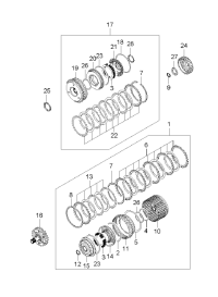 4542139700-DISK SET-CLUTCH