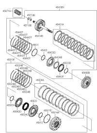 455253B400-DISC SET-CLUTCH
