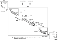 4550312131-END SUB-ASSY, STEERING RACK