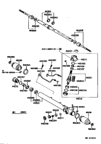 9031030011-SEAL, OIL, NO.1(FOR POWER STEERING CYLINDER TUBE)