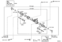 4550349095-End sub-assy, steering rack