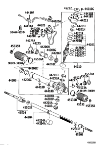 4550459025-END SUB-ASSY, STEERING RACK, NO.2