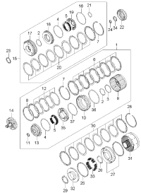 4556139502-DISC SET-CLUTCH