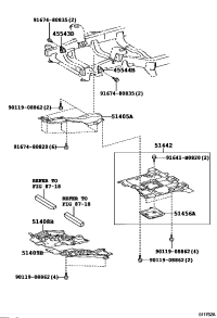 4554360020-PROTECTOR, STEERING RACK BOOT, RH
