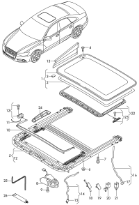 L4GD959591-Motor, sliding roof