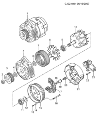 210745-Pulley, alternator