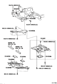 5140560250-Cover sub-assy, engine under, no.1