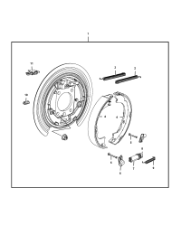 4560176AA-Shoe kit-parking