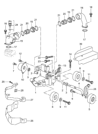 99611501575-BELT TENSIONER-AUDI/SEAT/VW