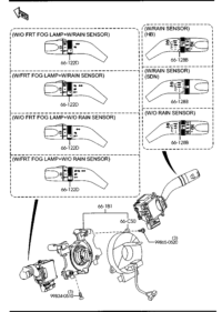 GJ6A66122-Lever, light-comb.sw