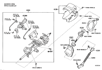 4528060620-Bracket assy-steering column upr