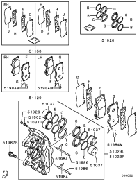 4605B840-SEAL KIT,FR BRAKE CALIPER