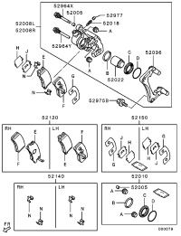 4605A263-CALIPER KIT,RR BRAKE,LH