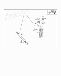 4633260200-SHOCK ABSORBER-REAR/W251